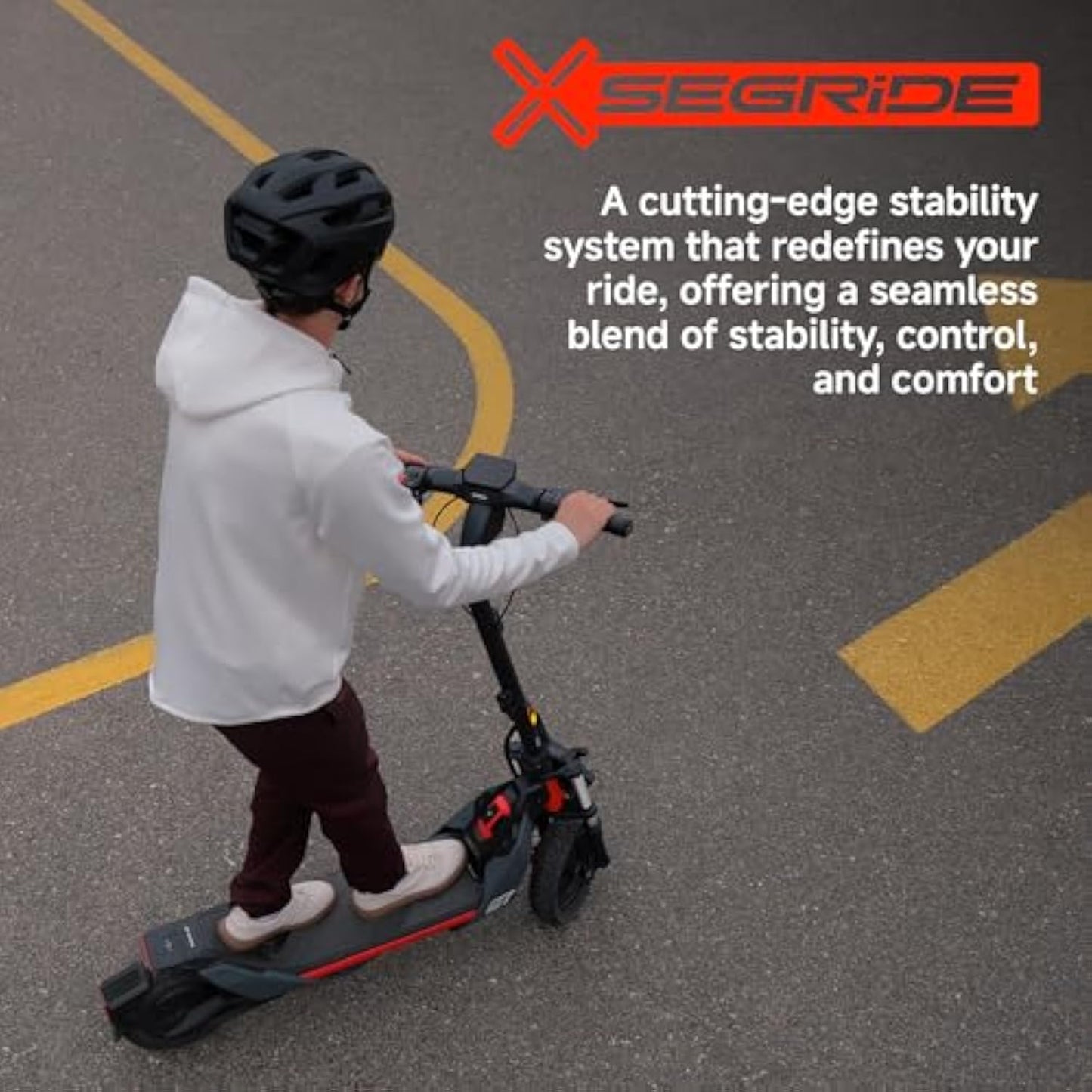 Electric Scooter, Up to 24.9 MPH, 43.5-Mile Range, Dual Suspension, Flash Charge, 1600W Peak Motor, Off-Road Scooter
